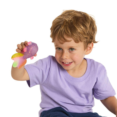 Guppy Squishy Glitter Fish Toy