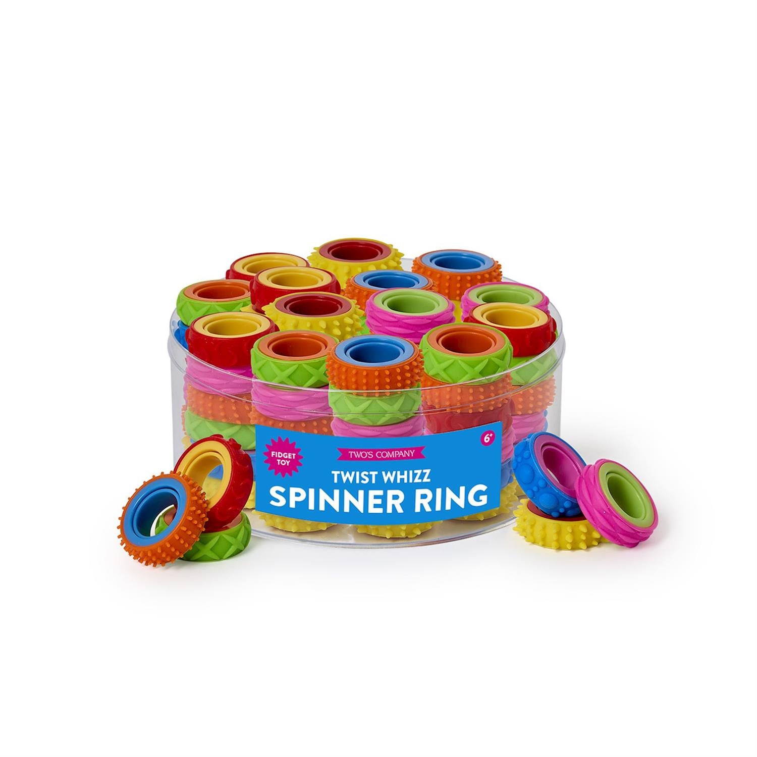 Twist Whizz Tactile Fidget Spinner Ring