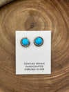 Alexa Kingman Turquoise Round Stud Earrings
