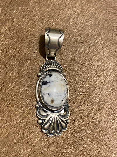 Eastchase Sterling White Buffalo Pendant
