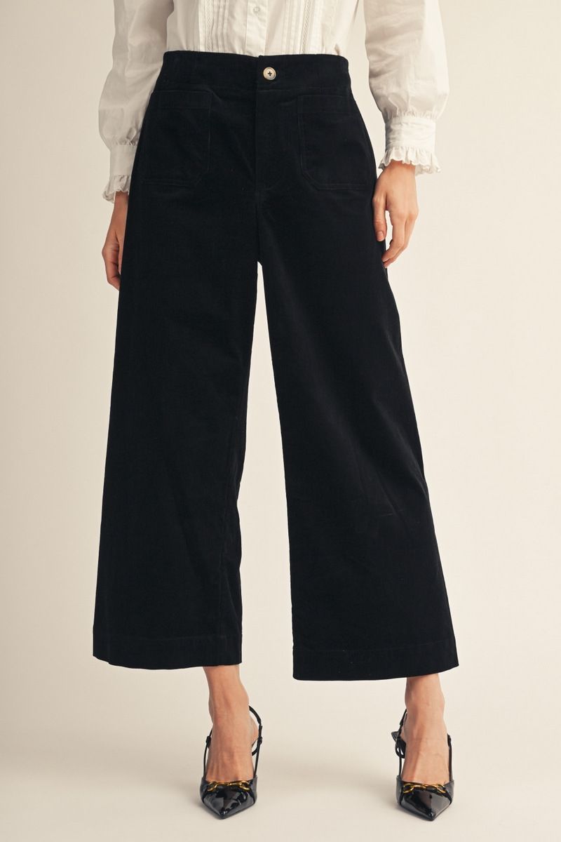 Rocio Wide Leg Corduroy Pants