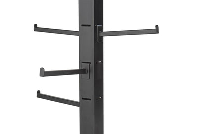 Tabletop 4-Sided Displays with 12 Adjustable Arms: Black / Tabletop Rack (12 arms included)