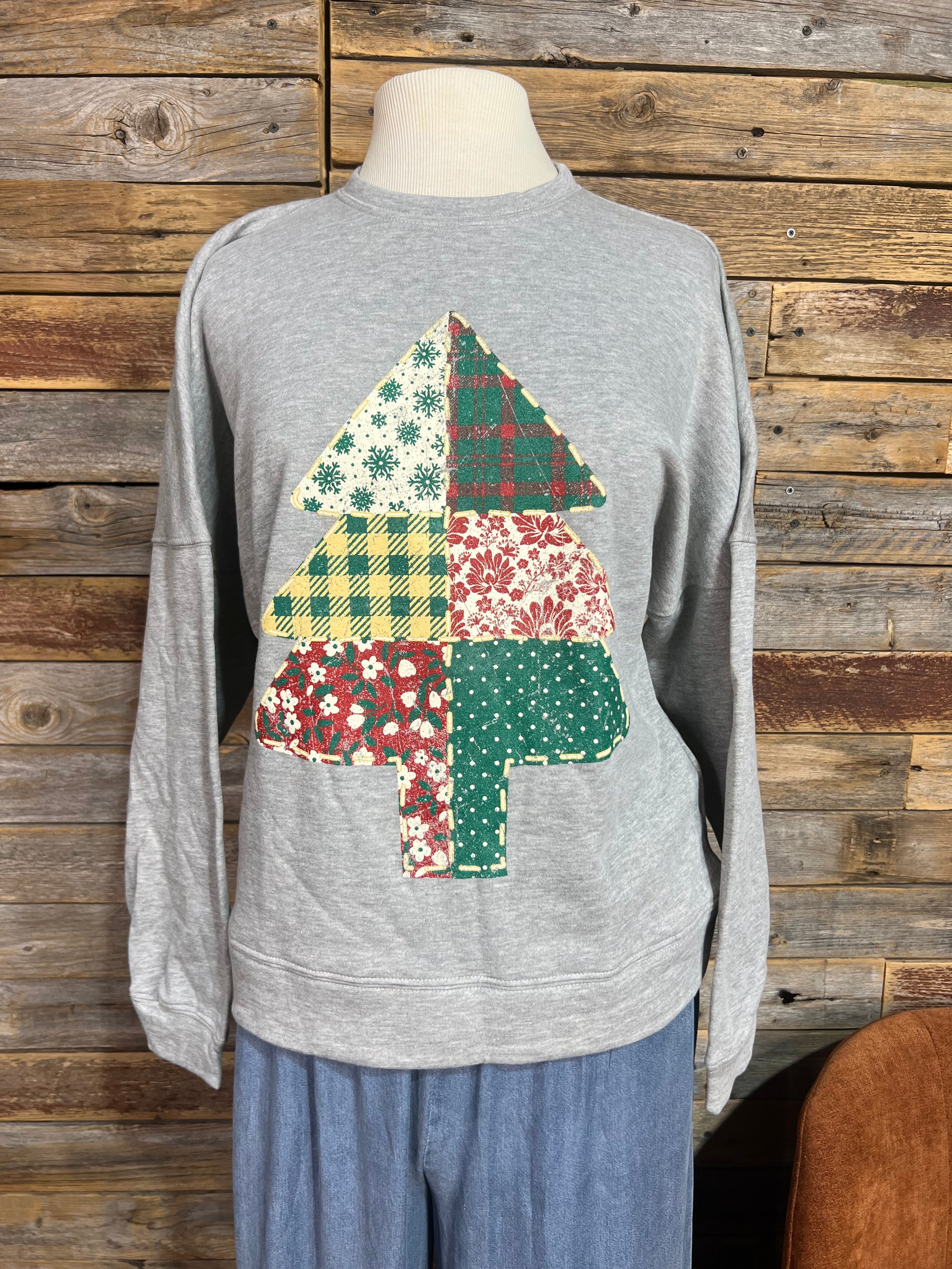 Sweatshirt Patch Christmas Tree