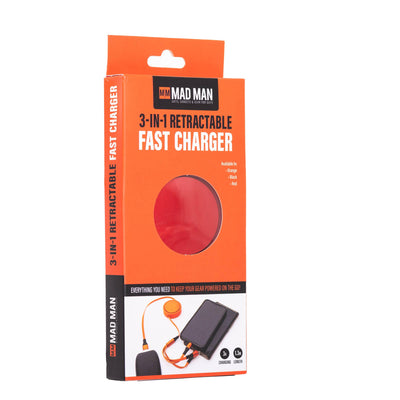 Retractable Fast Chargers | iPhone Android Charge Cable