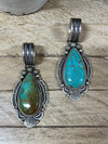 Dakota Sterling Silver & Kingman Turquoise Pendants