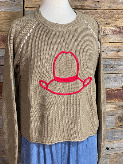 Hats Off Cowboy Sweater