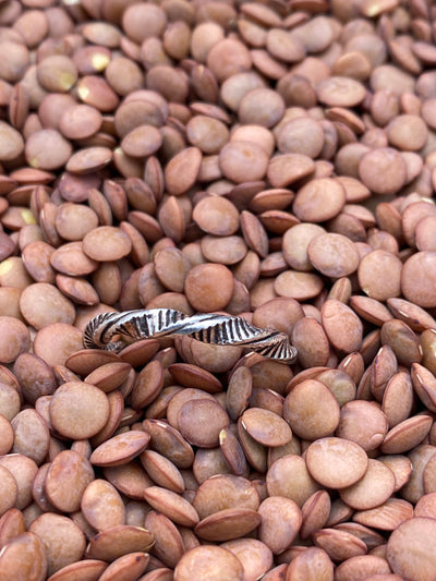 Everly Sterling 3mm Twisted Stamped Ring - Size 6.5