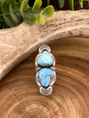 Conner Sterling Golden Hills 2 Stone Stacked Turquoise Ring