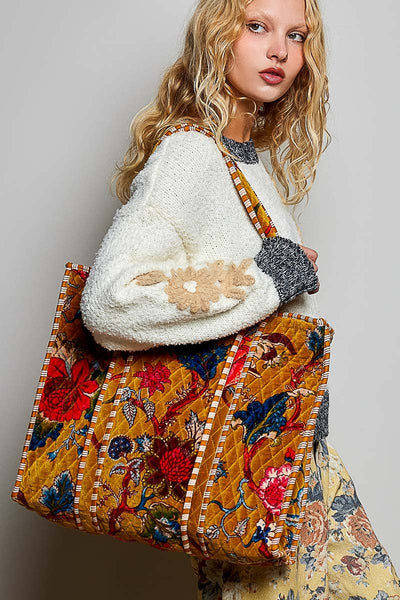 Quilted Large Everyday Tote Bag