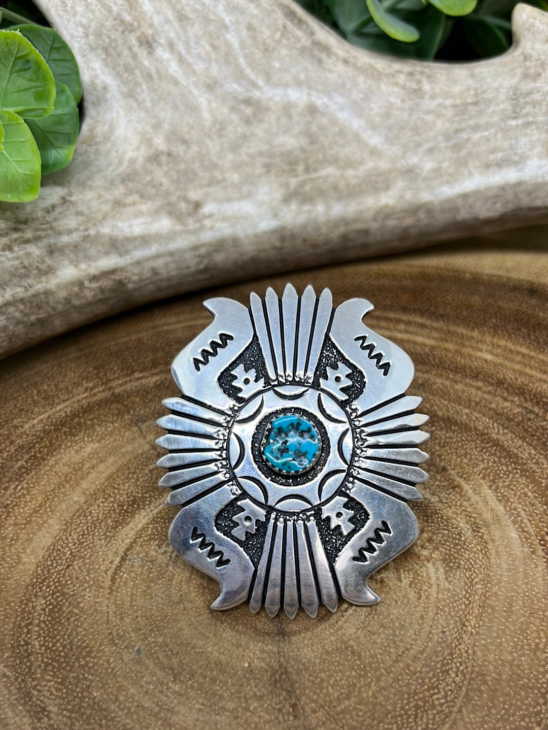 Lola Turquoise Concho Ring