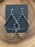 Zuni Dot Open Frame Diamond Earrings