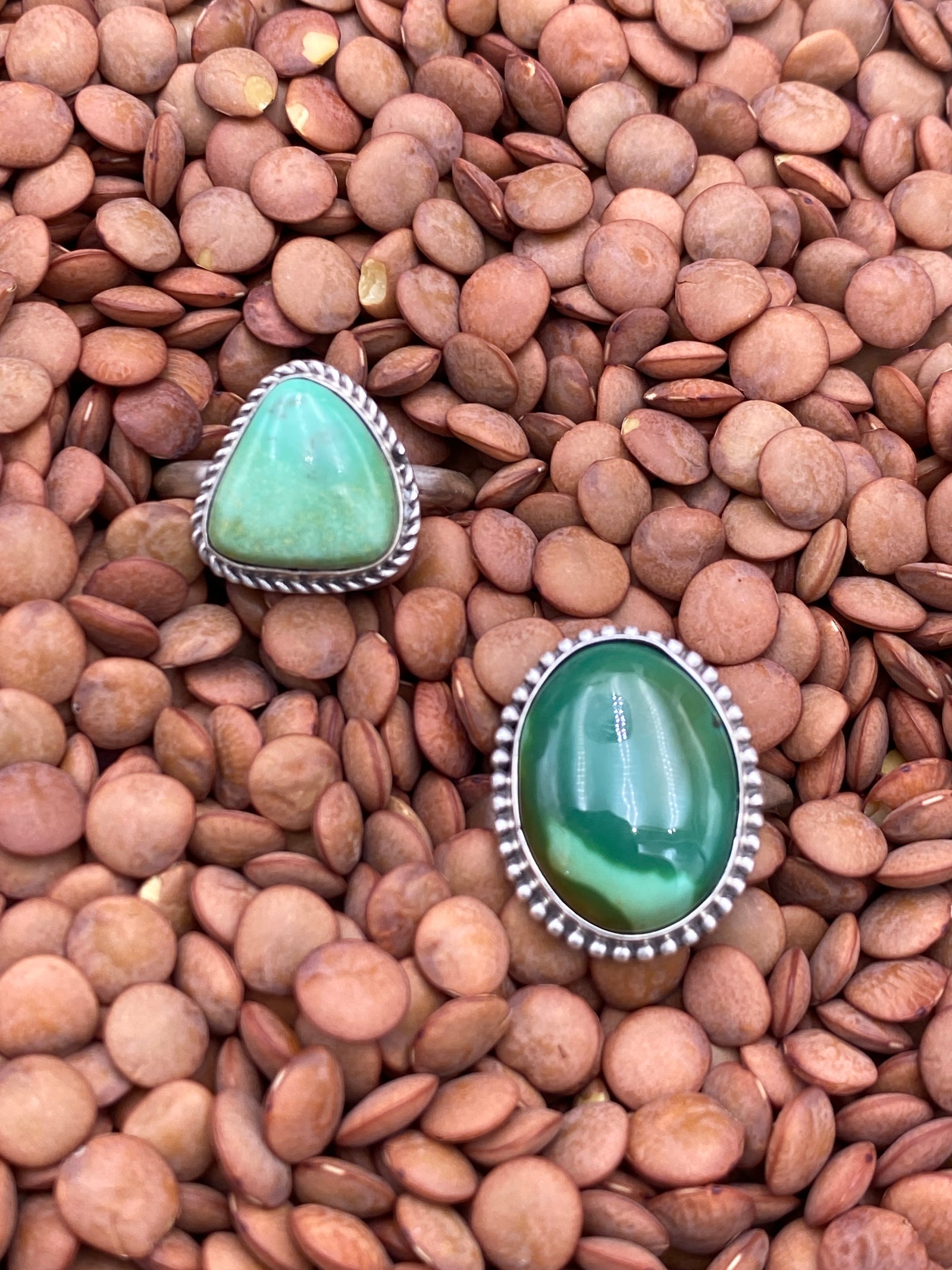 Portsmouth Green Turquoise Sterling Ring