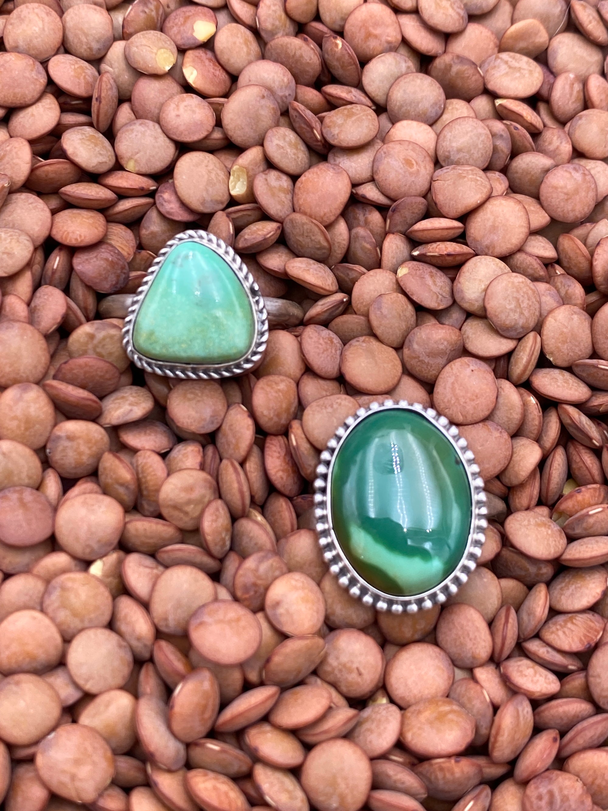 Portsmouth Green Turquoise Sterling Ring