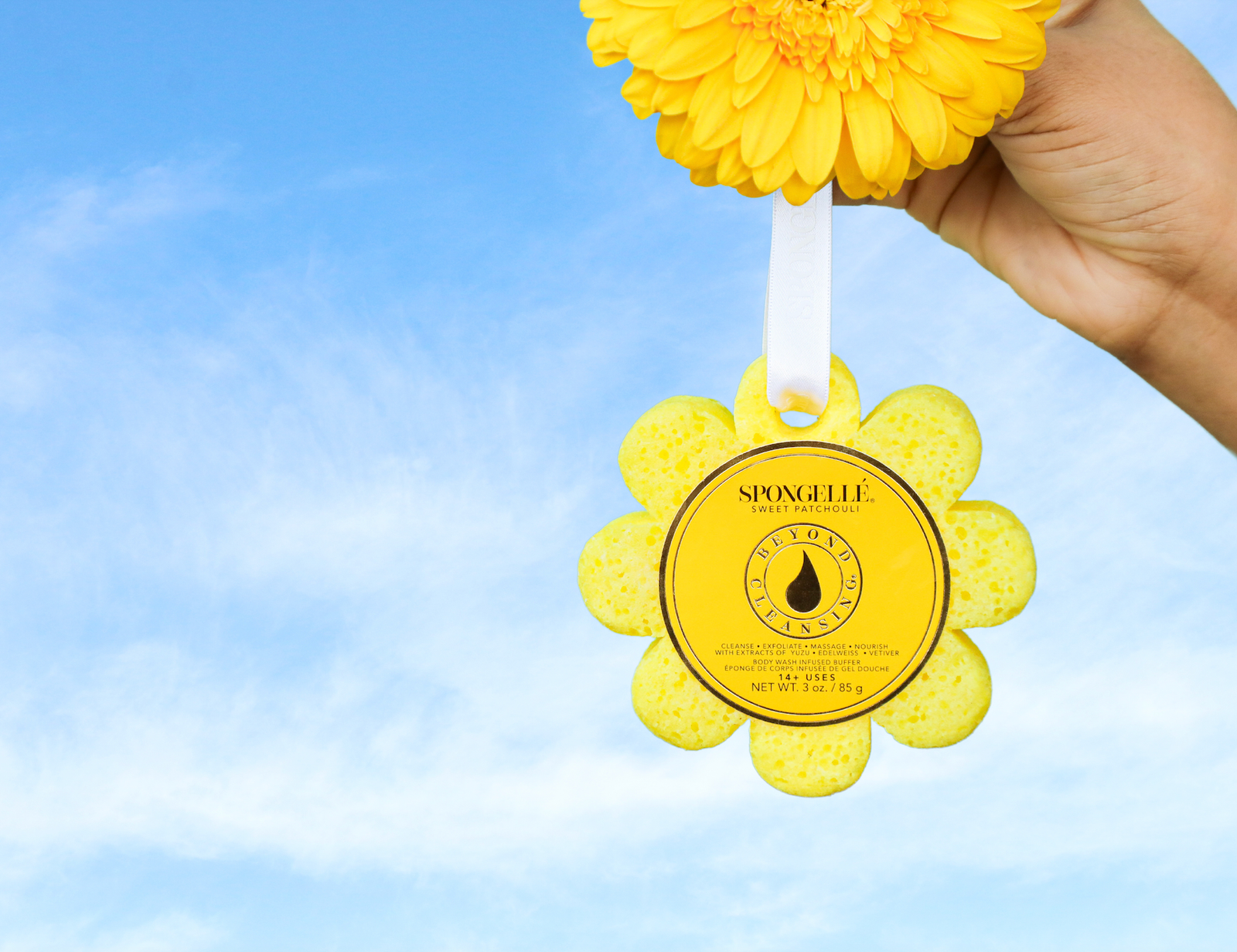 Sweet Patchouli Wild Flower  | Soap Sponge | Self-Care