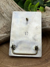 Grassland Sterling Silver and Sonoran Gold Square Belt Buckle