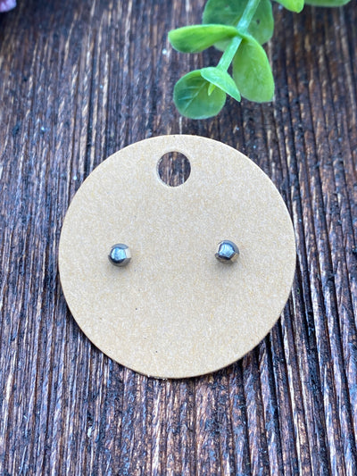 Navajo Pearl Stud Earrings