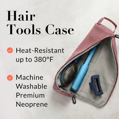 Travel Hair Tools Case - Heat-Safe and Machine Washable
