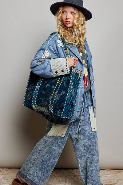 Quilted Large Everyday Tote Bag