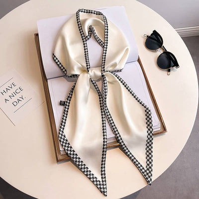 Women’s Long Silk Scarf – Stylish Neck Accessory_CWASC03144
