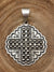Jackson Sterling Square Stamped Concho Pendant