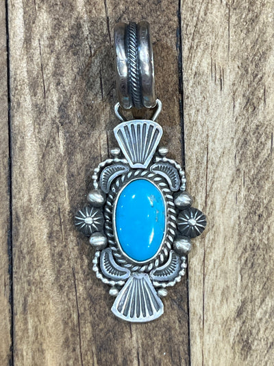Cordillera Sterling Framed Kingman Oval Pendant