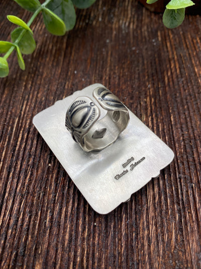 Oster Sonoran Gold Rectangle Block Cluster Ring - Adjustable