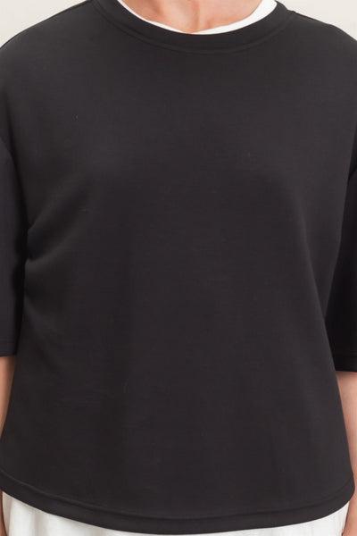 close up of black top