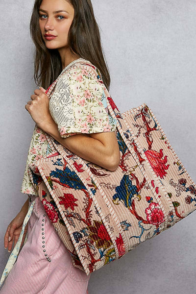 Quilted Large Everyday Tote Bag