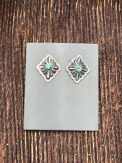 Tara Diamond Scalloped Earrings - 16mm