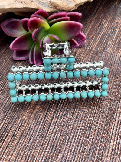 Faux Pearl Claw Clip