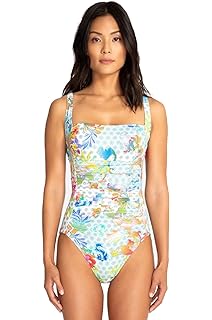 Johnny Was Tatiana Bandeau One Piece Swimsuit