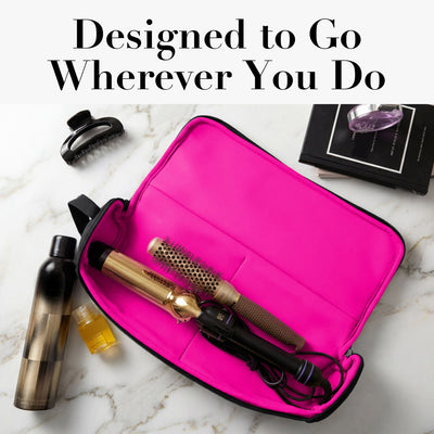 Travel Hair Tools Case - Heat-Safe and Machine Washable