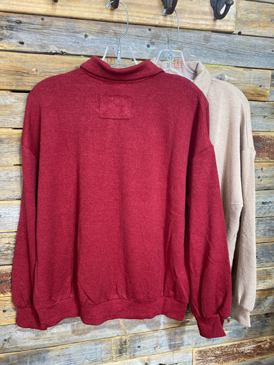 Collared Half Snap Top