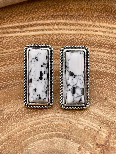 Selden Fashion Bar Post Earrings - 1.25"