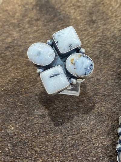 Black, Mother of Pearl & White Buffalo