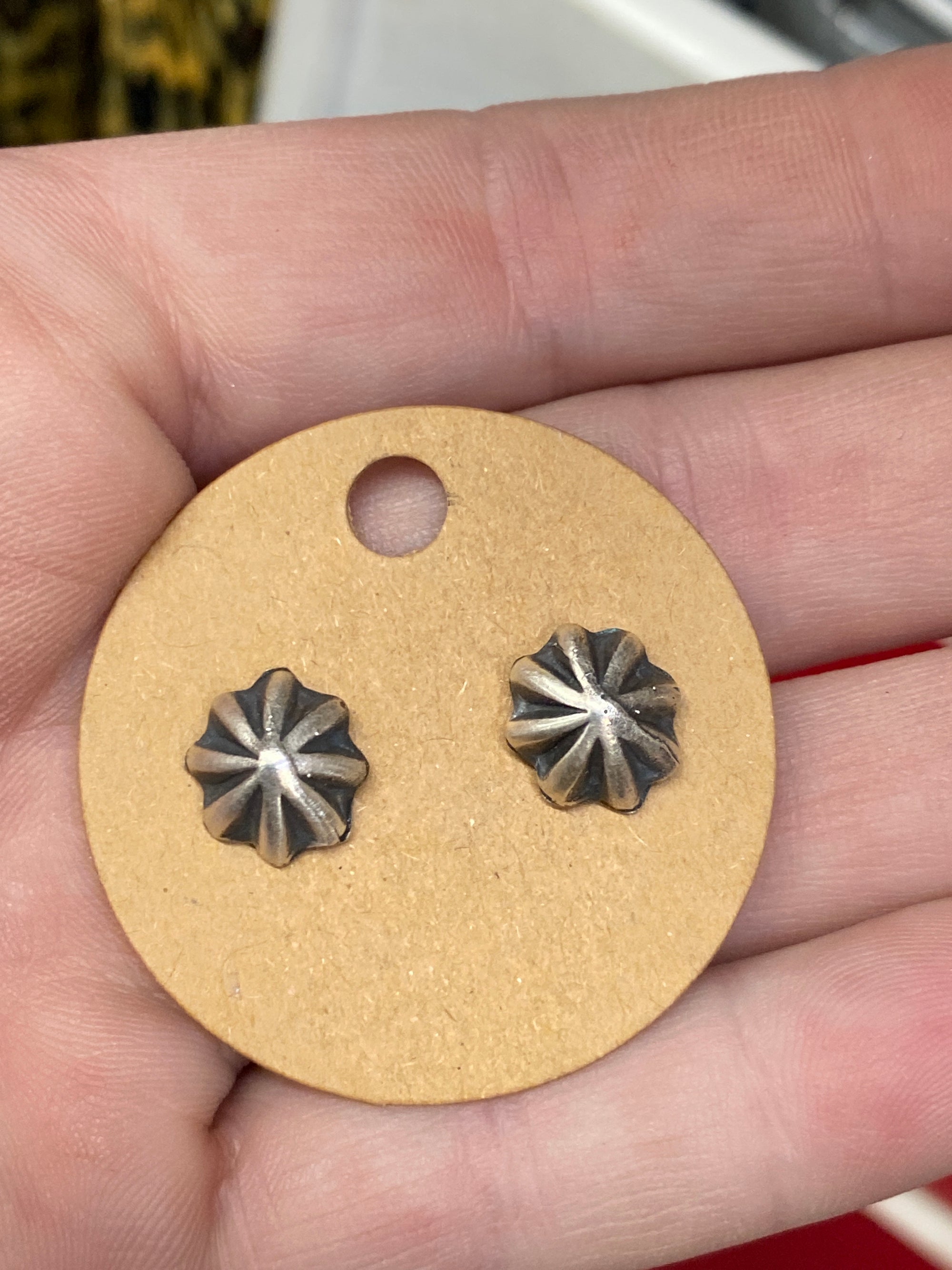 Gabby Sterling Starburst Post