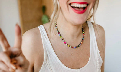 Sarina POP Necklace: Antique Gold