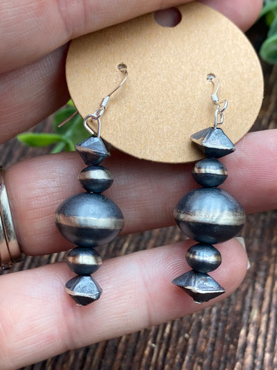 Dion Varied Stacked Navajo Earrings