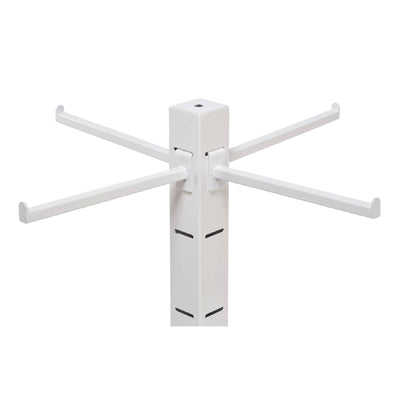 Tabletop 4-Sided Displays with 12 Adjustable Arms: Black / Tabletop Rack (12 arms included)