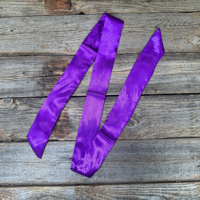 Purple Western Skinny Mini Wild Rag Scarf / Cowgirl Necktie