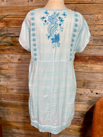 Johnny Was Relaxed Seamed Dolman Dress - Soraya