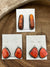 Lexy Orange Spiny Earrings