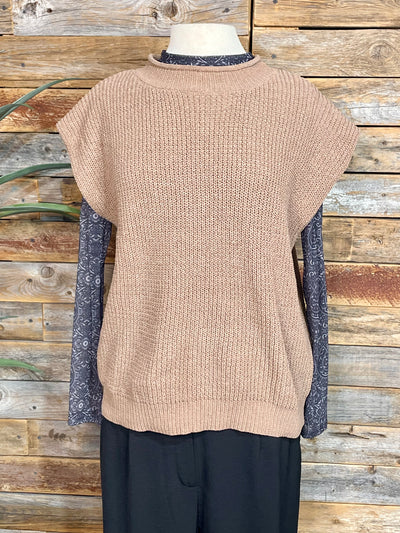 Heather Soft Knit Sweater Vest