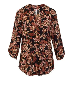 Lizzy Black Multi Blouse