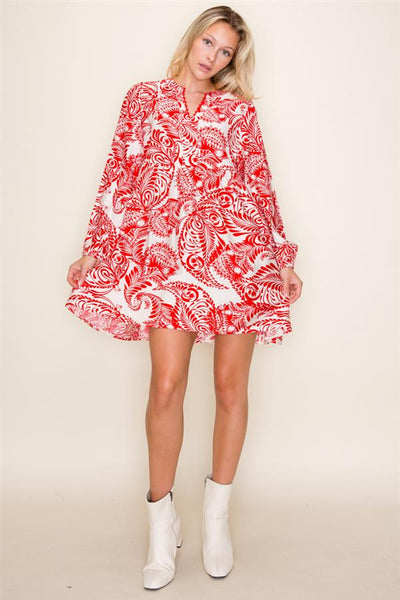 Ruby Floral Printed Dress