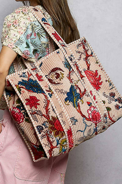 Quilted Large Everyday Tote Bag