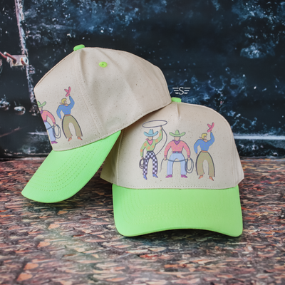 Life of a Cowboy Neon Canvas Magna Pony® Cap