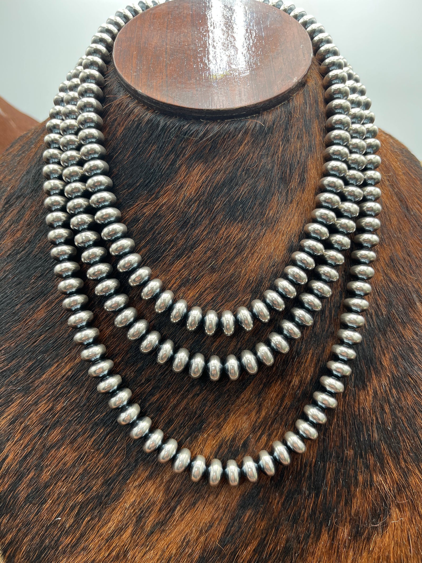 12mm Rondelle Bead Necklace