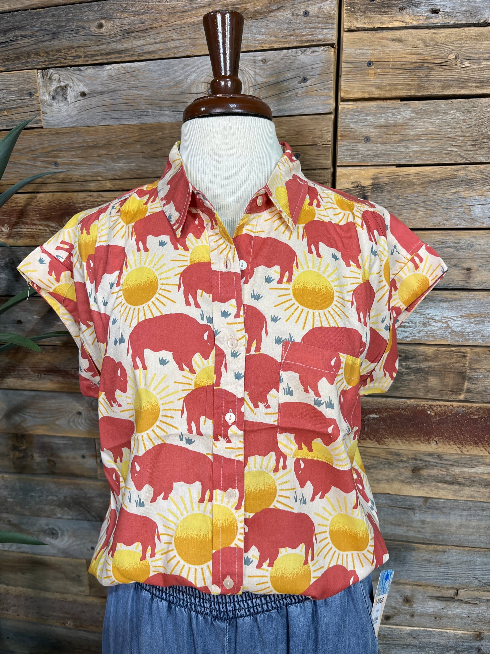 Critter Shirts - Sunset Buffalo