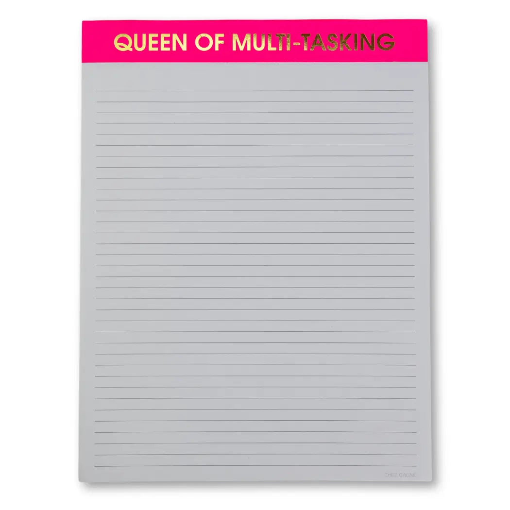 Queen of Multi Tasking Note Pad